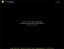 Tablet Screenshot of limelightpictures.ch